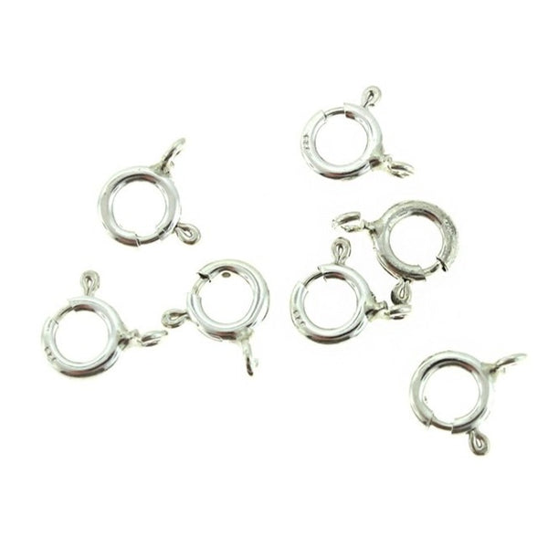 Sterling Silver Spring Clasp 10mm x 9mm - 1 Clasp - ST006