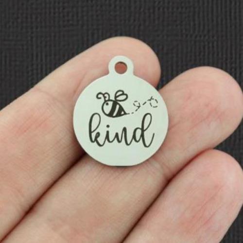 Bee Kind Stainless Steel Charms - BFS001-5284