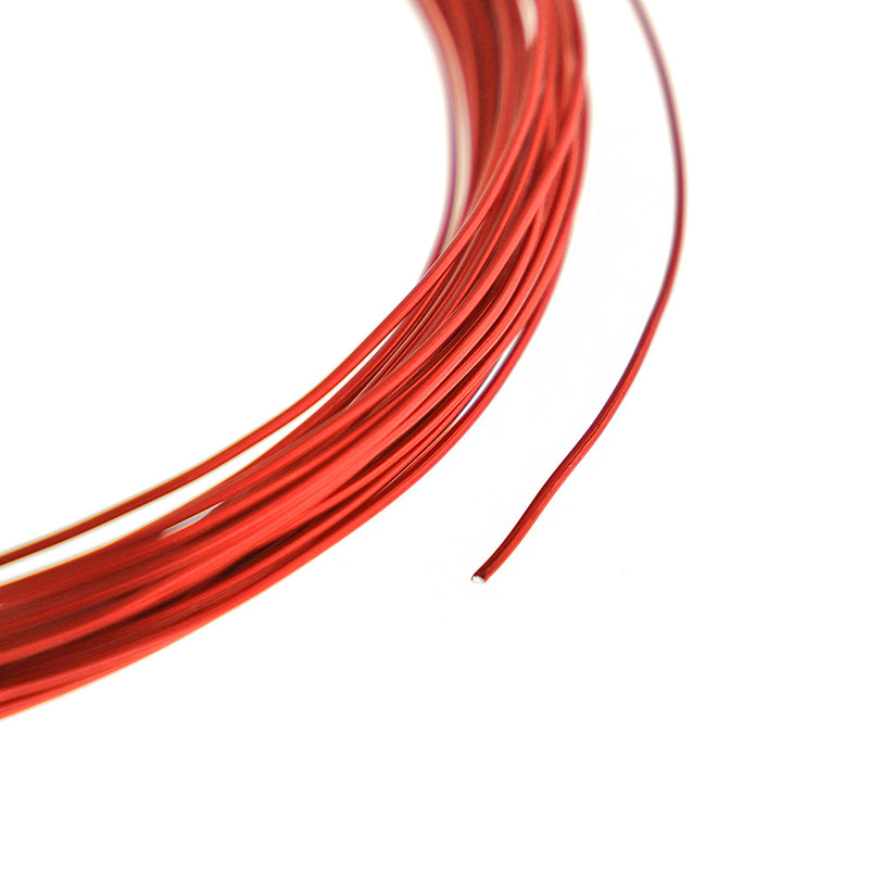 Bulk Red Beading Wire 16.25ft - 1mm - AW009