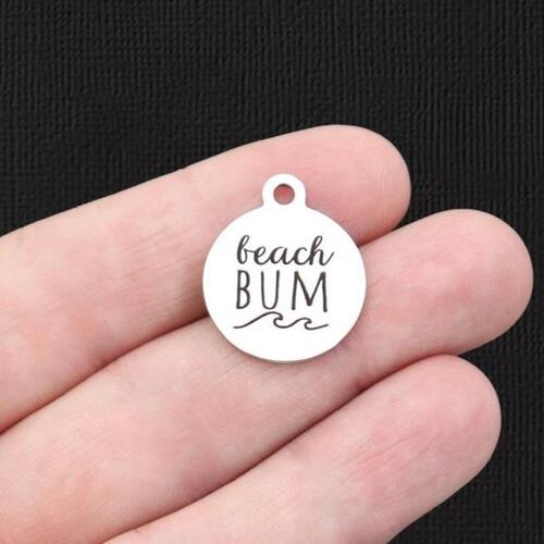 Beach Bum Stainless Steel Charms - BFS001-5852