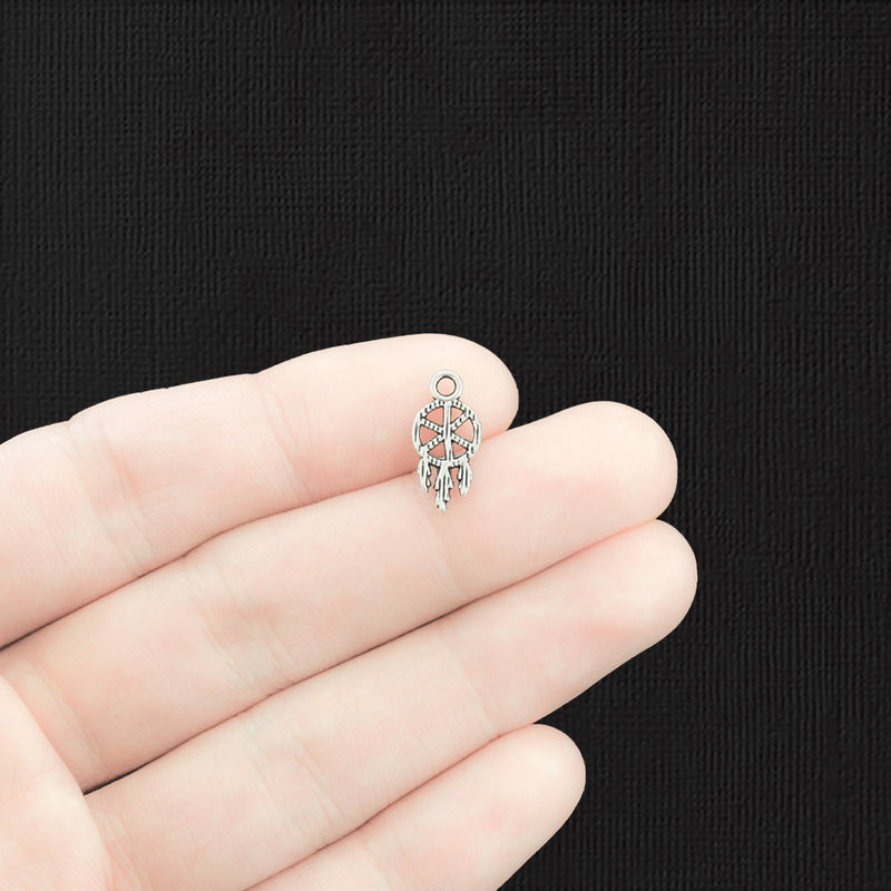 15 breloques ton argent antique attrape-rêves - SC4059