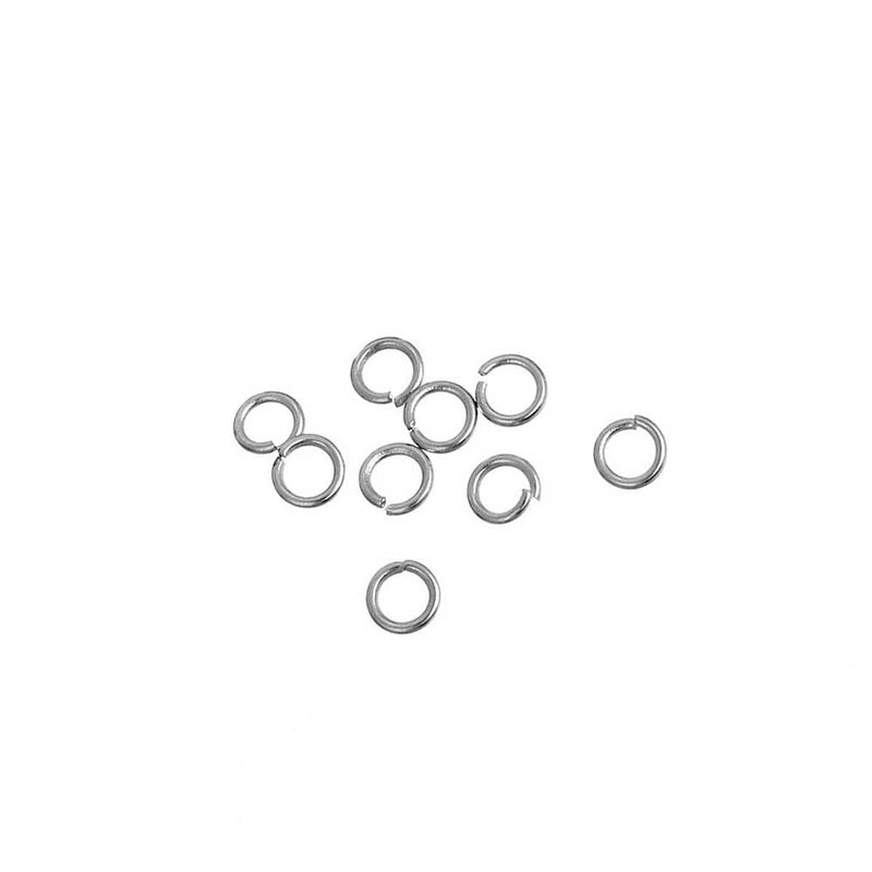 Stainless Steel Jump Rings 3mm - Open 23 Gauge - 500 Rings - SS057