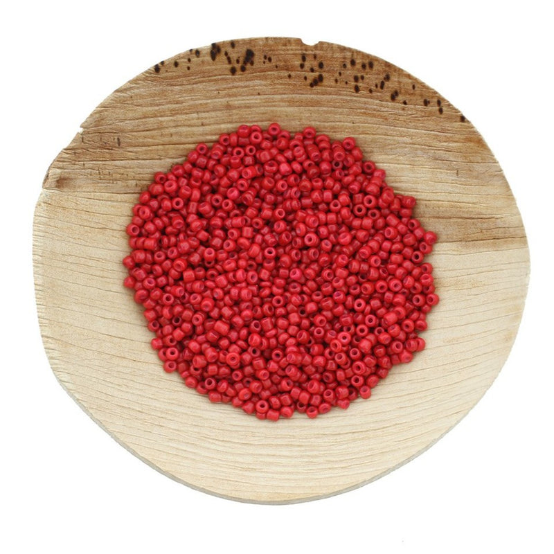 1000 Seed Glass Beads - 8/0 3mm - 50 grams - Choose Your Color!