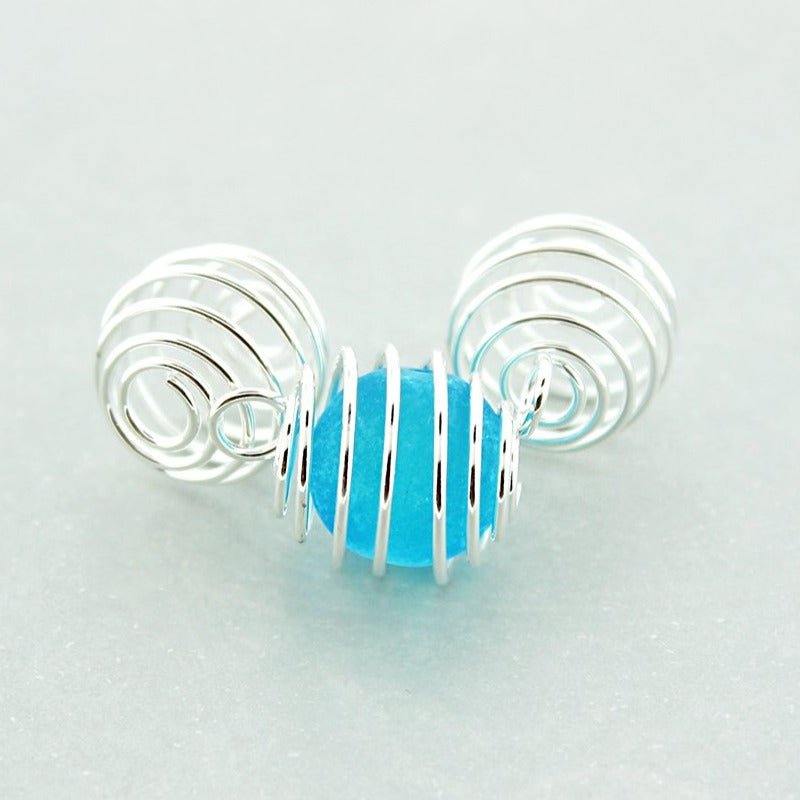 Silver Tone Bead Cages - 17mm x 14mm - 50 Pieces - FD810