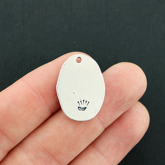 6 breloques toujours argentées antiques - SC3056