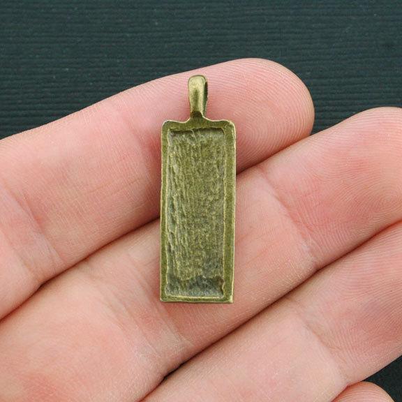 6 Beach Antique Bronze Tone Charms - BC1101