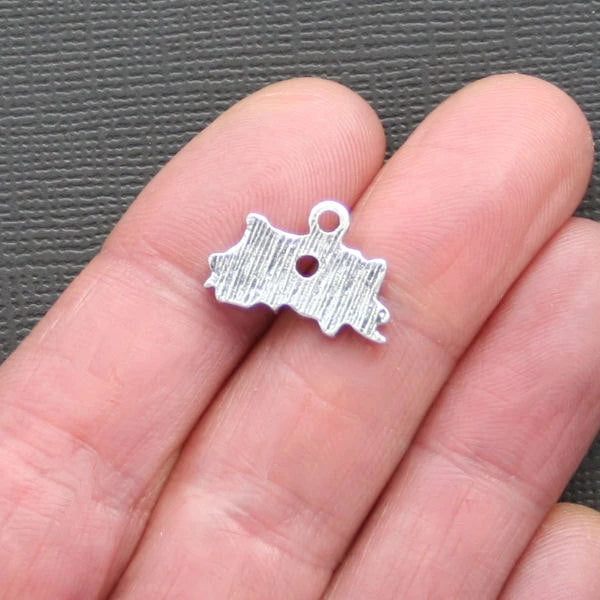 6 Little Sister Antique Silver Tone Charms - SC1224