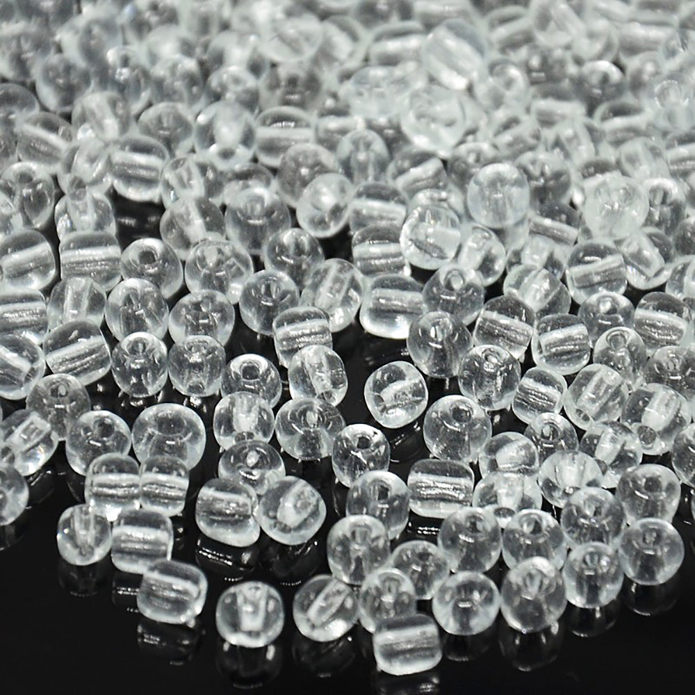 600 Seed Glass Beads - 6/0 4mm - 50 grams - Choose Your Color!