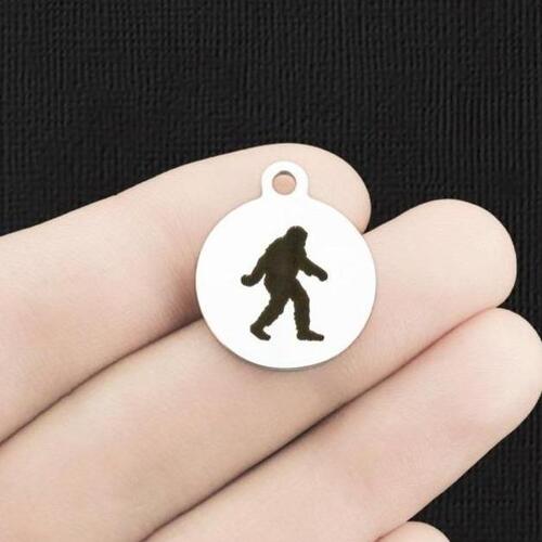 Big Foot Stainless Steel Charms - BFS001-6076