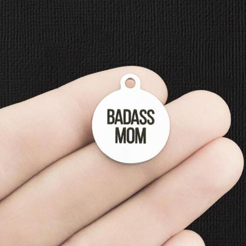 Badass Mom Stainless Steel Charms - BFS001-6100