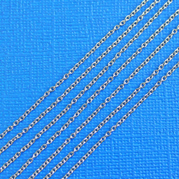 Chaîne de câbles en acier inoxydable BULK 1 mètre - 3,25 pieds - 1,5 mm - FD340