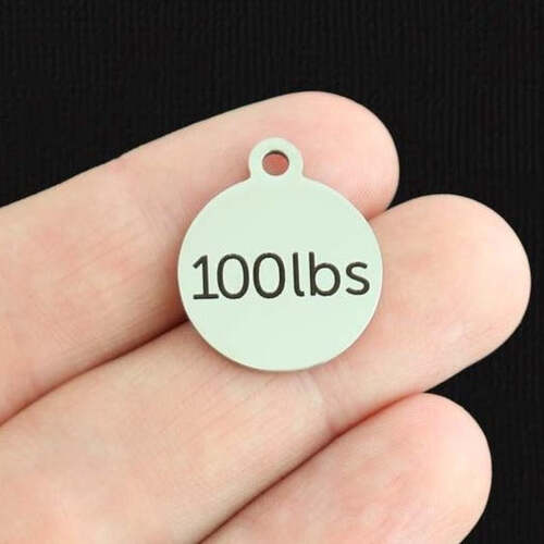 100 LBS Stainless Steel Charms - BFS001-6769