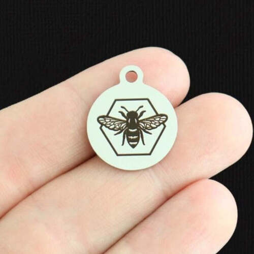 Bee Stainless Steel Charms - BFS001-6794