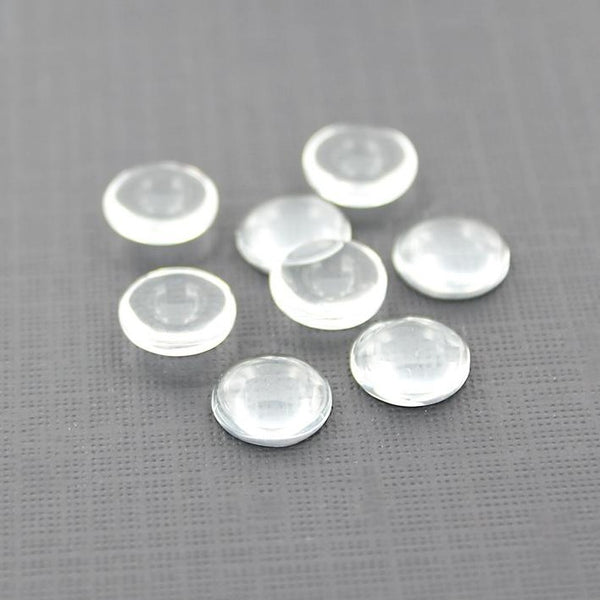 Glass Dome Cabochon Seals 10mm - 15 Pieces - Z972