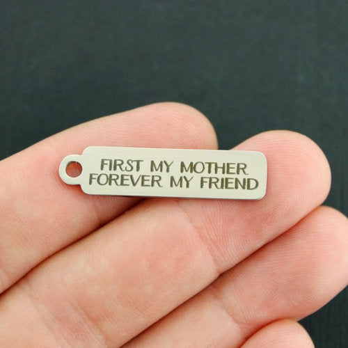 First My Mother Stainless Steel Charms - Forever my friend - BFS015-6962