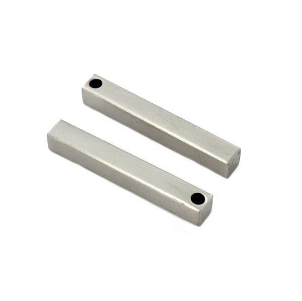 3D Drop Bar Stamping Blank - Acier Inoxydable - 35mm x 5mm - 1 Barre - FD616