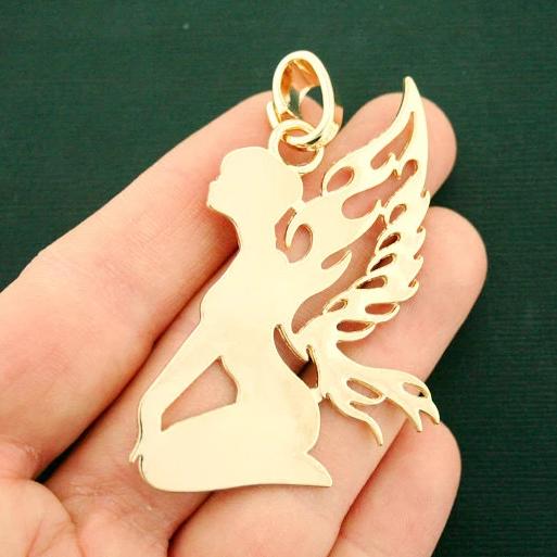 Fairy Antique Gold Tone Charm - GC1124