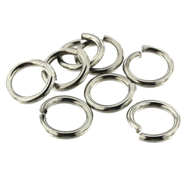 Stainless Steel Jump Rings 13mm - Open 12 Gauge - 50 Rings - J175