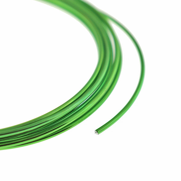 Bulk Light Green Beading Wire 16.25ft - 2mm - AW023