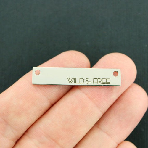 Wild & Free Stainless Steel Connector Charms - BFS017-7484