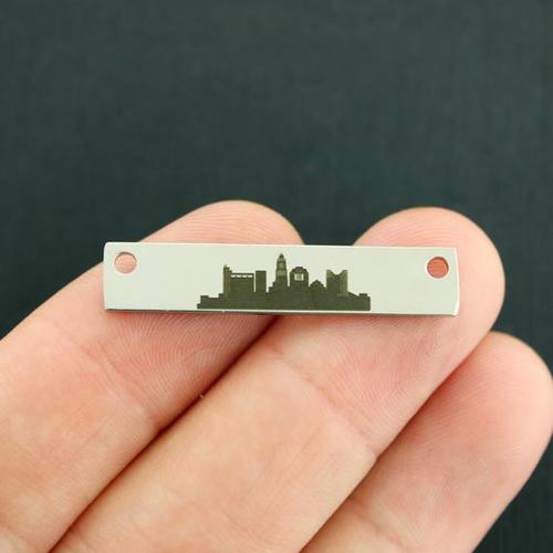Columbus Skyline Stainless Steel Connector Charms - BFS017-7550