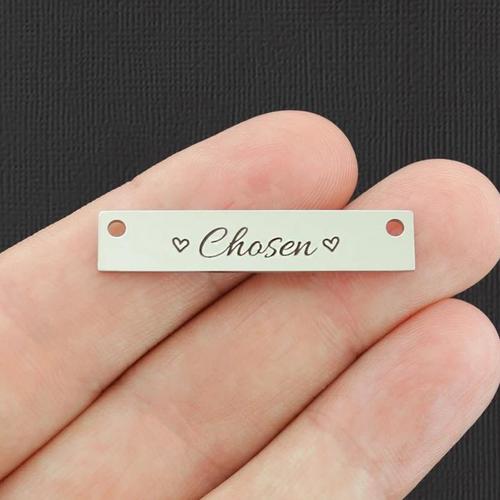 Chosen Stainless Steel Connector Charms - BFS017-7647