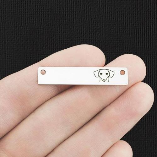 Doxie Stainless Steel Connector Charms - BFS017-7707