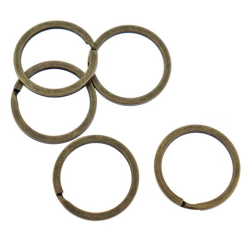 Porte-clés couleur bronze antique - 30 mm - 8 pièces - FD964