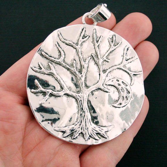 Tree of Life Antique Silver Tone Charms - SC7470
