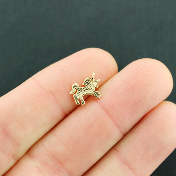 Unicorn Gold Tone Charm - GC1362