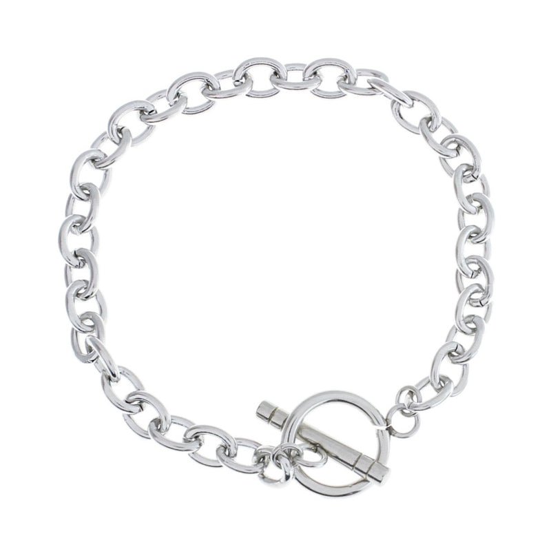 Stainless Steel Cable Chain Bracelet 8" - 1.5mm - 1 Bracelet - N257