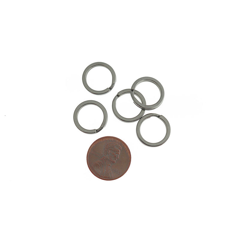 Stainless Steel Key Rings - 15mm - 60 Pieces - FD1065