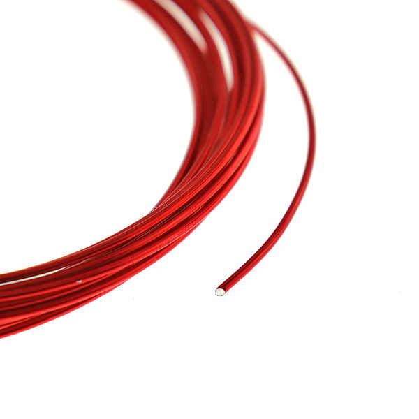 Bulk Red Beading Wire 16.25ft - 1.5mm - AW014