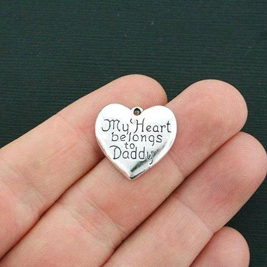 8 Daughter Antique Silver Tone Charms - SC4002