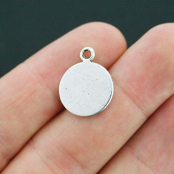 8 Dragonfly Antique Silver Tone Charms - SC3981