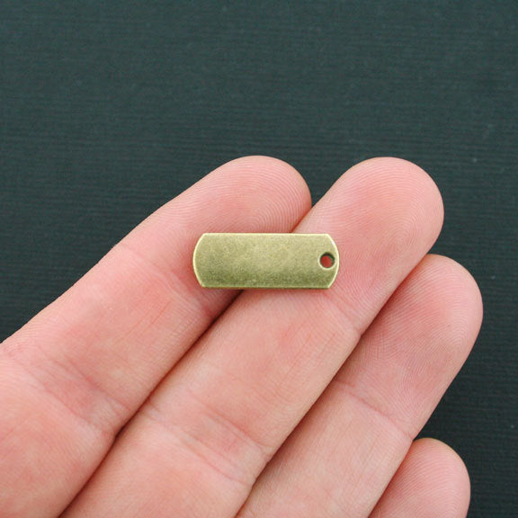 8 breloques foi bronze antique - BC1204