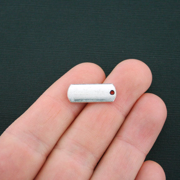 8 Family Antique Silver Tone Charms - SC4511