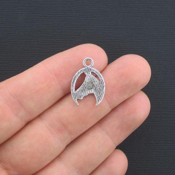 8 Horse Antique Silver Tone Charms - SC2700