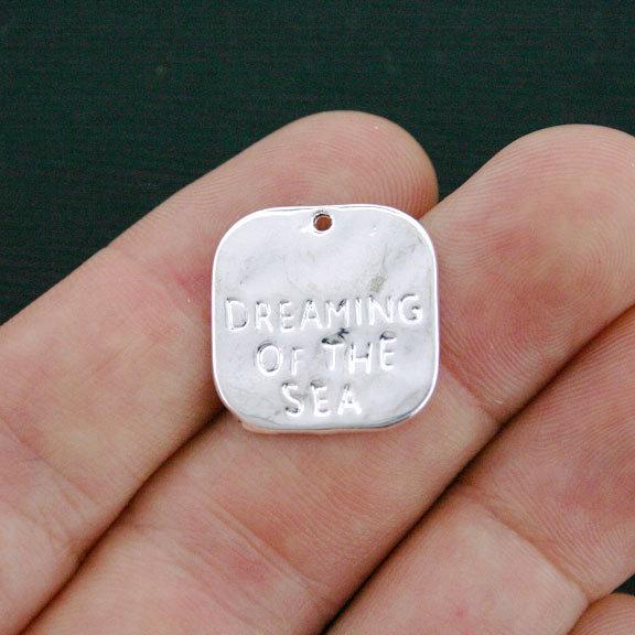 8 Sea Dream Silver Tone Charms - SC3695