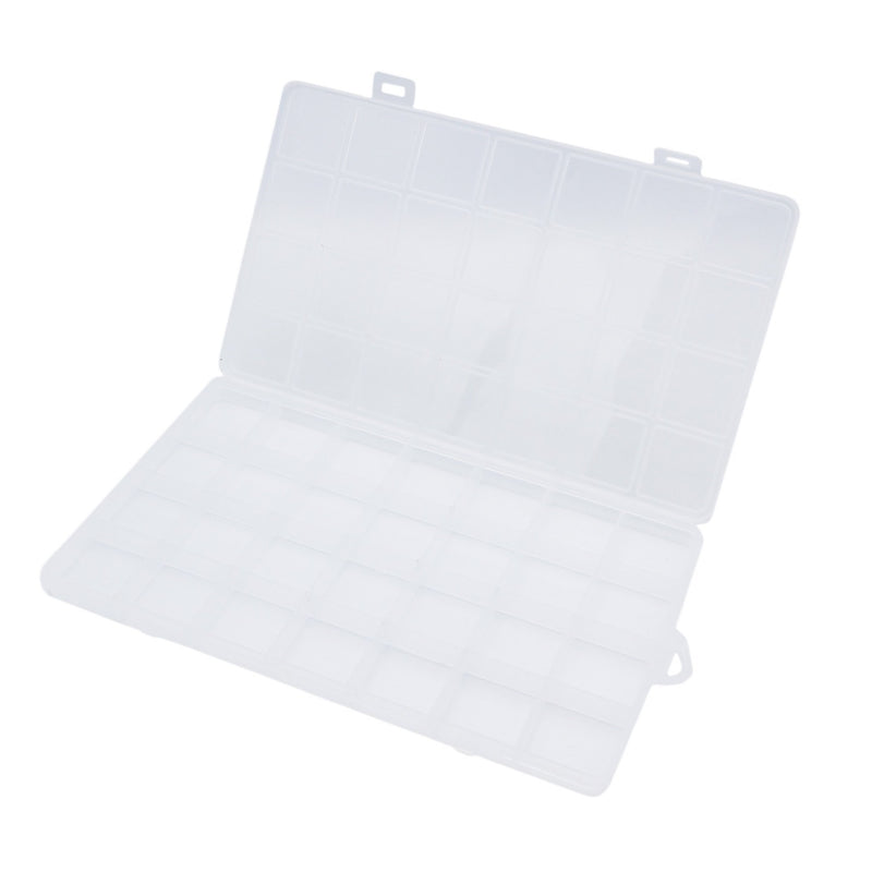 Clear Plastic Storage Container - 25 Compartments - TL135