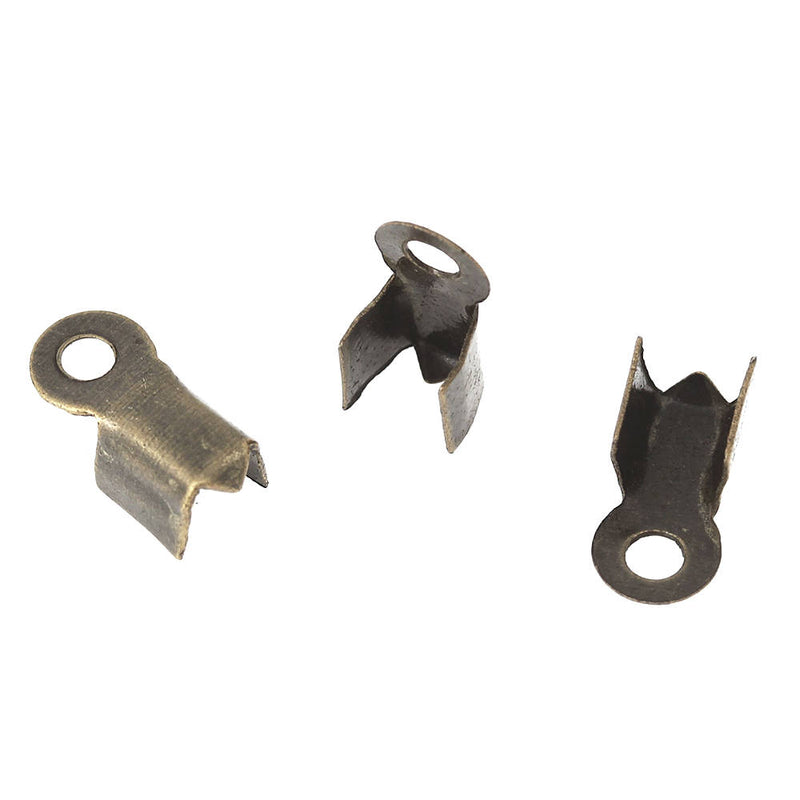 Extrémités de cordon ton bronze antique - 9 mm x 4 mm - 1000 pièces - FD304