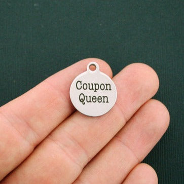 Coupon Queen Stainless Steel Charms - BFS001-0083