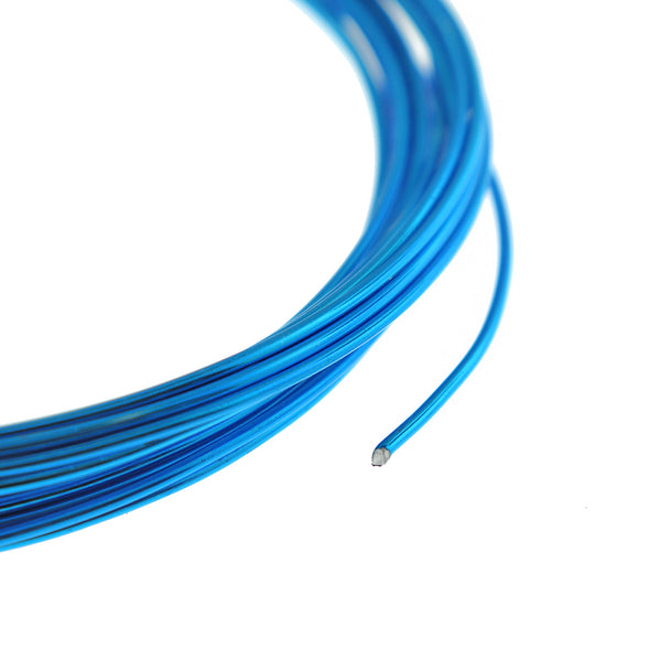 Bulk Sky Blue Beading Wire 16.25ft - 1.5mm - AW003