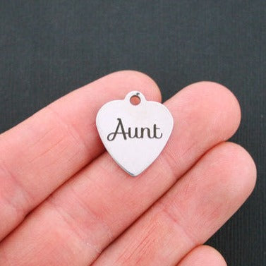Aunt Stainless Steel Charms - BFS011-0848