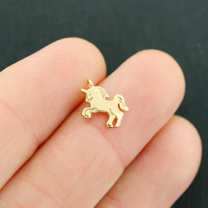 Unicorn Gold Tone Charm - GC1362