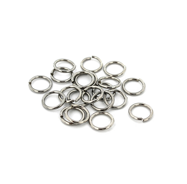 Stainless Steel Jump Rings 12mm x 1.5mm - Open 15 Gauge - 100 Rings - J161