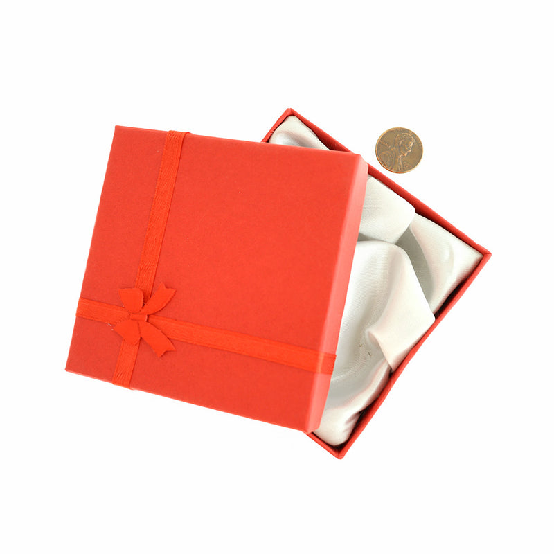 Red Bracelet Box - 8.9cm x 8.9cm - 1 Piece - TL252