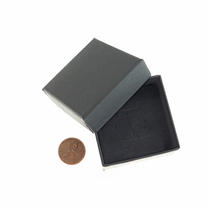 Black Jewelry Box - 5cm x 5cm - 5 Pieces - TL248