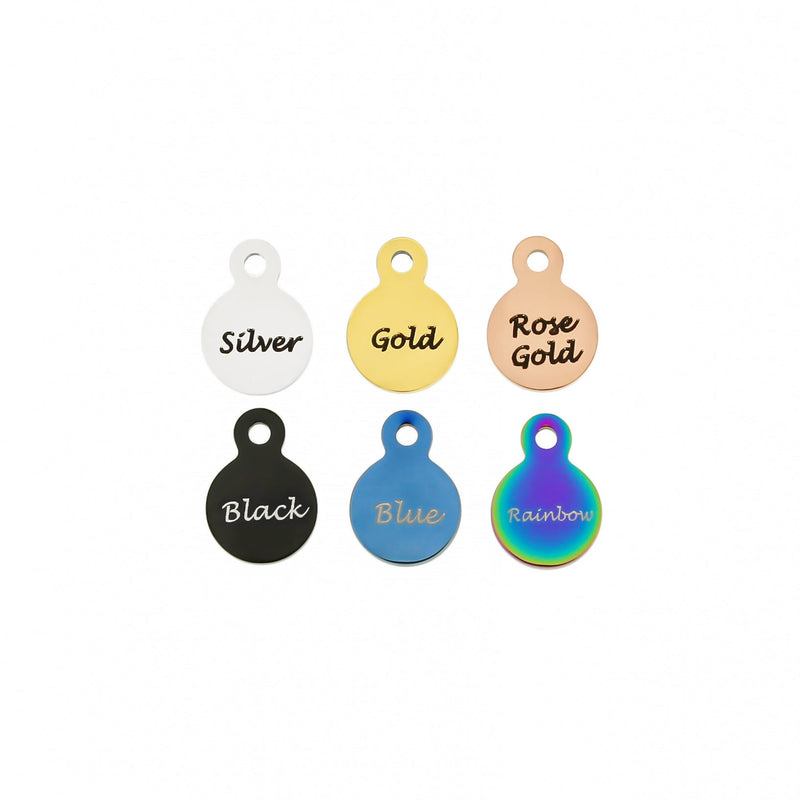 You Are Not Alone Stainless Steel 8mm Loop Charms - BFS004-8023