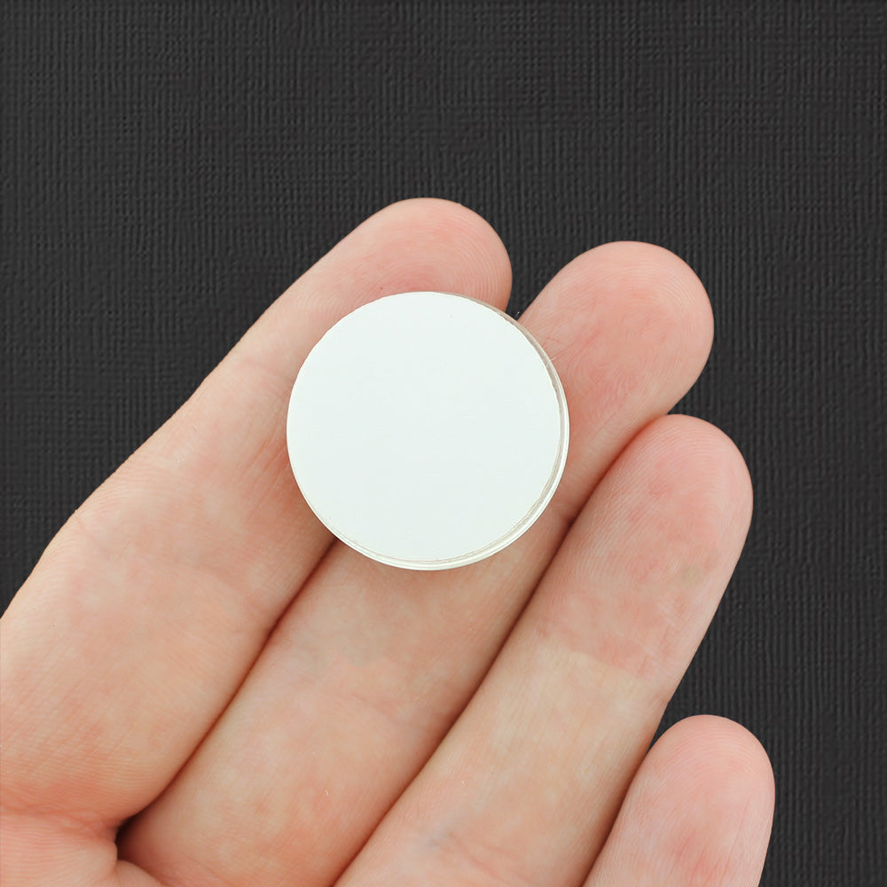 9 Sceaux cabochon dôme en verre de Noël 25 mm Assortiment - E790